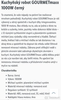 Kuchyňský robot Gourmetmaxx - 4