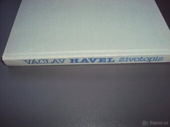Podpis Václav Havel - I. Vydání knihy 1991, foto + lístek - 4