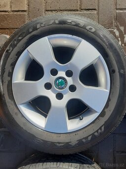Alu kola hlinikově disky Škoda Octavia 2 6,5x15 et 50 5x112 - 4