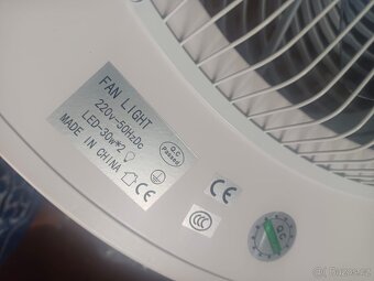 Nové světlo s ventilátorem s ovládáním - 4