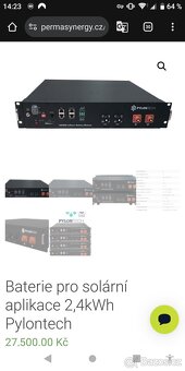 PRODÁM LiFePO4 baterie Pylontech - 4