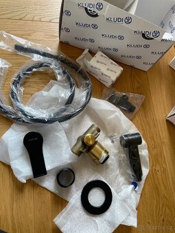 2ks bidetova baterie kludi zenta sl cerna matna - 4