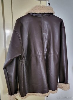 PILOTKA kožená zimní bunda vl. XL unisex - 4