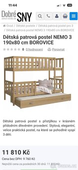 Patrová postel s přistýlkou - 4