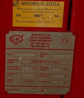 Prodám komorovou pec - 4