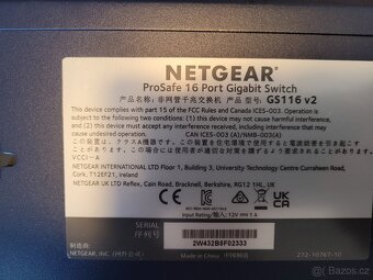 16 port. gigabitový switch Netgear GS116 v2 - 4