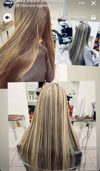 Kadeřnice, prodloužení vlasů keratin, kanekalon - 4