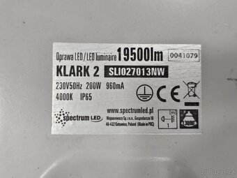 Led lampy IP65, 200W, 4000K, 19500lm - 4