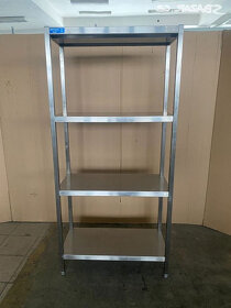Nerezový regál 4 policový 85x40x180cm - 4