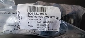 Pružina nadúvratová spojkový pedál 5Q0721403E - 4