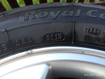 Alu kola 4x100 pneu 185/65 r15 letní - 4