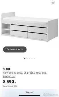 Postel s úložným prostorem - 4