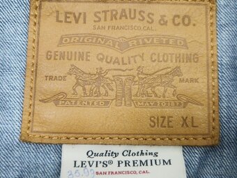 Pánská džíska Levi's Trucker velikost XL (56) 1171 - 4