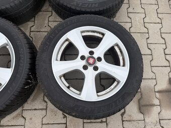 4x al kola 5x108 17 + pneu zimní 225/55 R17 - 4
