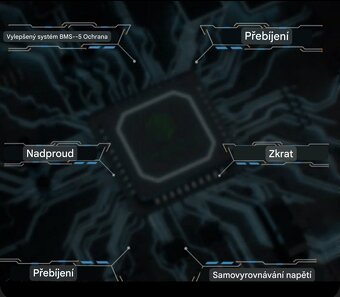 Akumulátor - baterie 12V 100Ah lifepo4 BMS - 4
