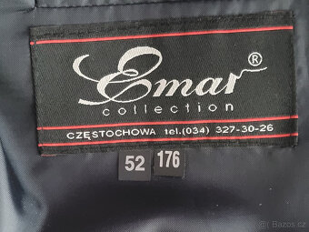 PÁNSKÝ OBLEK - vel. 52/176, barva ANTRACIT - 4