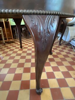 Starožitný stůl + židle - 4