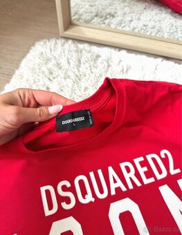 Dsquared2 červené tričko - 4