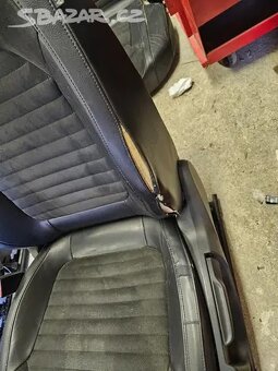 Sedačky sedadla alcantara VW Passat B7 - 4