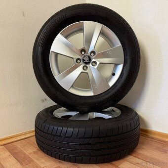 ŠKODA KAMIQ 5x100 R16 ET38+LETNÍ 205/60R16 6,5mm - 4