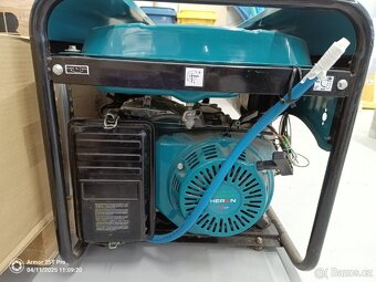 Prodám elektro centrálu 5,5kW na benzín/LPG/GNG - 4