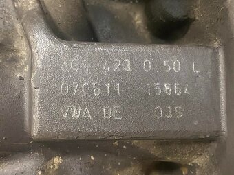 Převodovka řízení bílá krabička 3C1423050L VW Passat B7 2012 - 4