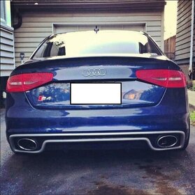 Zadni spoiler audi a4 b8 8k0 12-16 Difuzor naraznik 5verzí - 4