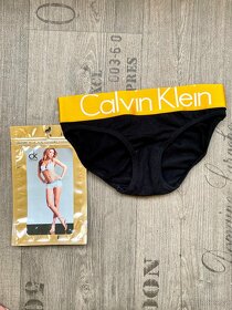 Calvin Klein bílé bavlněné kalhotky, nové - 4