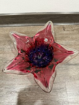 Stará skleněná mísa z hutního skla. J. Hospodka - 4