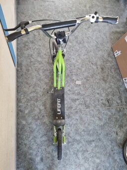 Koloběžka Lifefit RIDER zeleno-černá - 4