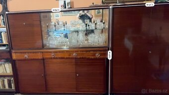 RETRO obývací stěna/komoda/knihovna, 60. léta - 4