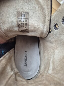 Kožené boty dámské černé JANČAŘÍK - 4