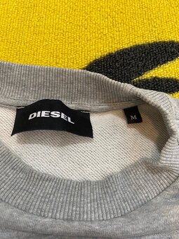 Diesel vintage šedá mikina - 4
