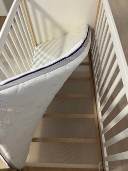 Postýlka Ikea + luxusní matrace - 4