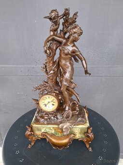 Starožitné figurální hodiny Francie - 4