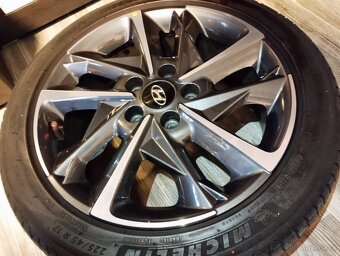 Originál ALU kola Hyundai i30 R17 + letní pneu - 4