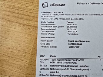 Tablet Xiaomi Redmi Pad Pro Wifi 6GB/128GB záruka - 4