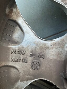 Alu značky FLW 7jx17 ET-30+pneu 215/45 5x100 - 4