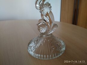 Art deco svícen, 40. léta 20. století Libochovice vzor 1396 - 4