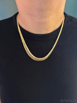 Zlatý dámský řetízek - 4