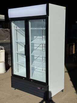 Prosklená chladicí lednice dvoudveřová - 4