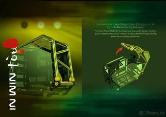 In Win D-FRAME 2.0 black/green + 1065W zdroj D-FRAME 2.0 - 4