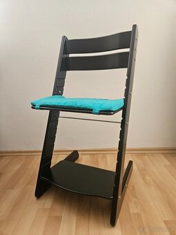 Rostoucí židle Jitro s modrým podsedákem - 4