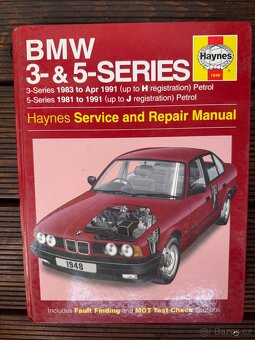 BMW E21 E30 E34 originální montážní manualy servisní - 4