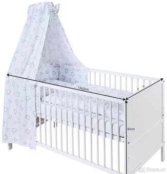 Postýlka 140x70 2v1 - 4