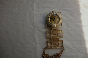 Staré,funkční, zajímavé dámské  přívěškové hodinky Ruhla - 4