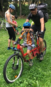 Dětský tandem, elektrické dvojkolo Expediční MTB 2–9 let - 4