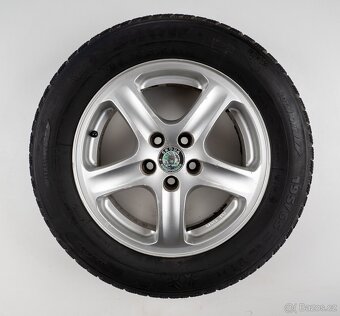 Škoda Octavia - Originání 15" alu kola - Zimní pneu - 4