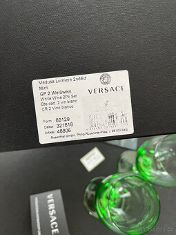 Versace Medusa 2x zelená sklenice na víno 300ml - 4