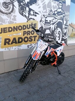 Pitbike Spirit 90 12/10 Automat oranžová - 4